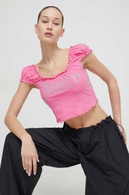 Top Juicy Couture dámsky, ružová farba