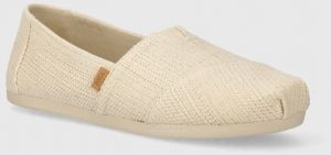 Espadrilky Toms Alpargata béžová farba, 10020656