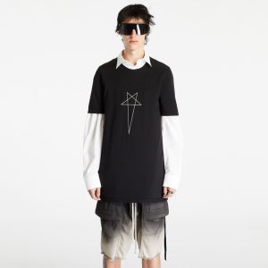 Rick Owens Level Short Sleeve Tee Black/ Pearl