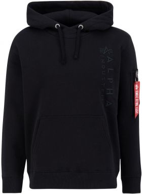 ALPHA INDUSTRIES Mikina  červená / čierna / biela