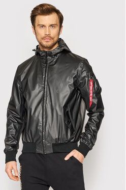 Alpha Industries Nepremokavá bunda Rain Jacket 106102 Čierna Regular Fit