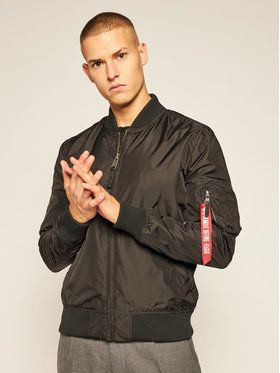 Alpha Industries Bomber bunda Ma-1 Tt 191103 Čierna Regular Fit