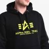 Alpha Industries Basic Hoody Neon Print 178312NP 478 galéria