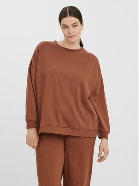 Vero Moda Curve Mikina Ea 10273013 Hnedá Oversize