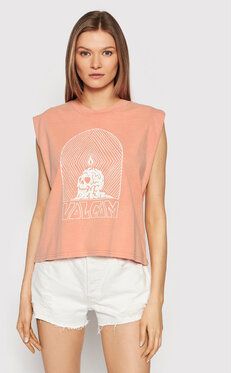 Volcom Top Volnex B4512203 Ružová Boxy Fit