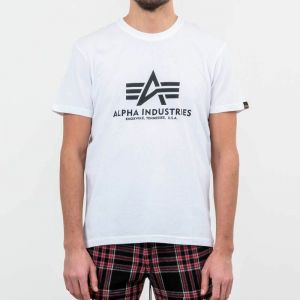 Alpha Industries Basic Logo Tee White