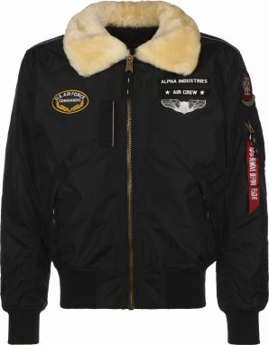 ALPHA INDUSTRIES Zimná bunda ' Injector III Air Force '  čierna