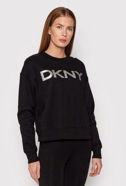 DKNY Sport Mikina DP1T7974 Čierna Relaxed Fit