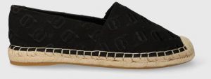 Espadrilky Karl Lagerfeld KAMINI NFT čierna farba, KL80124A