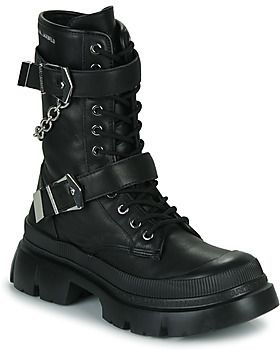 Polokozačky Karl Lagerfeld  TREKKA MAX Hi Buckle Boot