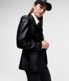 Sako Karl Lagerfeld Fashion Leather Blazer galéria