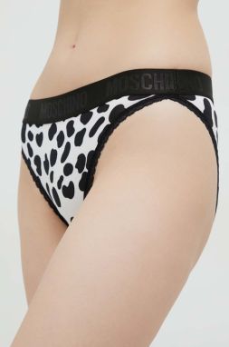 Nohavičky Moschino Underwear čierna farba,