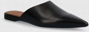 Kožené šľapky Vagabond Shoemakers HERMINE HERMINE dámske, čierna farba, 5733-401-20