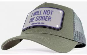 Čiapky John Hatter & Co  I WILL NOT DIE SOBER RUBBER R-1054-U00