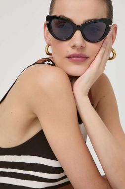 Slnečné okuliare Vivienne Westwood dámske, čierna farba, VW505800153