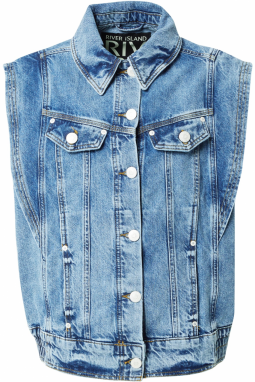 River Island Vesta  modrá denim