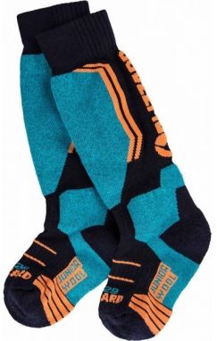 Blizzard ALLROUND WOOL SKI SOCKS JR Detské lyžiarske ponožky, modrá, veľkosť