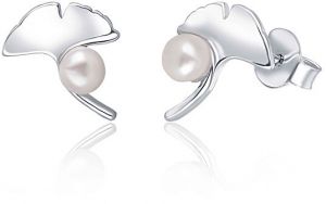 JwL Luxury Pearls Ginkgo perlové náušnice JL0619