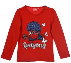 Tričká s dlhým rukávom TEAM HEROES   MIRACULOUS LADYBUG