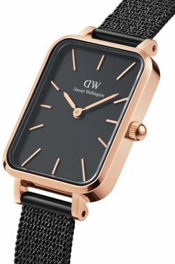 Hodinky Daniel Wellington Quadro Pressed dámske, ružová farba