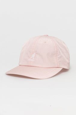 Čiapka Kangol K5280.DR667-DR667, ružová farba, jednofarebná