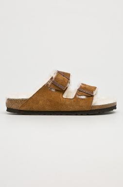 Papuče Birkenstock Arizona 1001135-Mink, hnedá farba