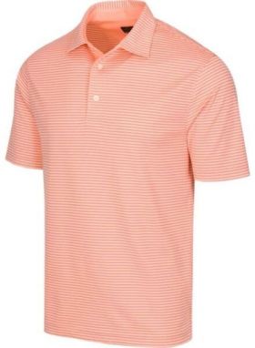 GREGNORMAN PROTEK ML75 STRIPE POLO Pánske golfové polo tričko, lososová, veľkosť