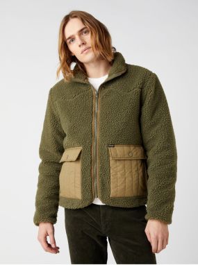 Green Men's Faux Fur Jacket Wrangler - Men