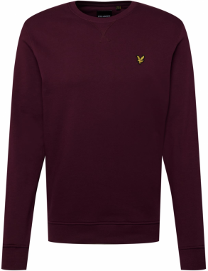 Lyle & Scott Mikina  žltá / burgundská / čierna