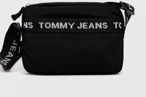 Malá taška Tommy Jeans čierna farba