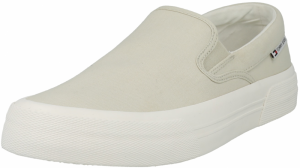 Tommy Jeans Slip-on obuv  béžová / námornícka modrá / červená