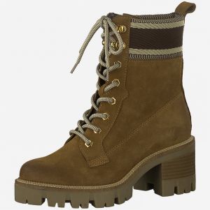 Brown Suede Ankle Boots Tamaris - Women