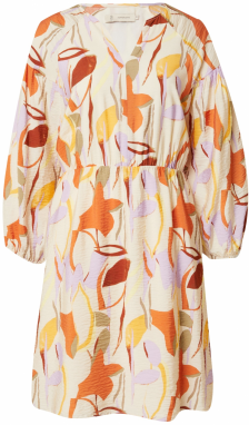 Peppercorn Šaty 'Tracy'  svetlobéžová / orgovánová / oranžová / tmavočervená