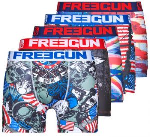 Boxerky Freegun  BOXERS DRAPEAUX X5