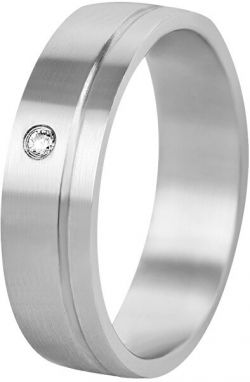 Beneto Dámsky prsteň z ocele s Krystel SPD06 50 mm