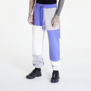 PREACH Oversized Patchwork Sweat Pant GOTS Grey Melange/ Purple/ Off White