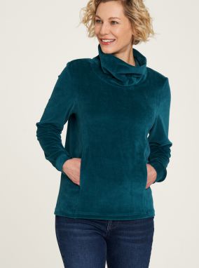 Kerosene Velvet Sweatshirt with Tranquillo Collar - Women