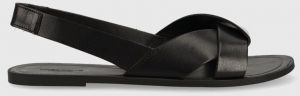 Kožené sandále Vagabond Shoemakers TIA 2.0 TIA 2.0 dámske, čierna farba, 5531.001.20,