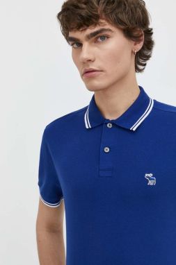 Polo tričko Abercrombie & Fitch pánsky, s nášivkou