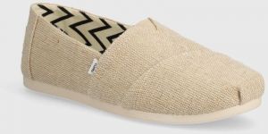 Espadrilky Toms Alpargata béžová farba, 10020671