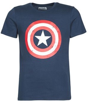 Tričká s krátkym rukávom Yurban  MARVEL CAPTAIN AMERICA LOGO