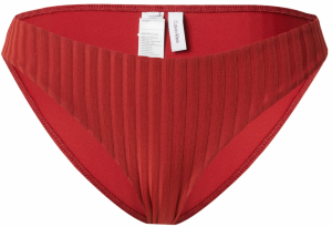 Calvin Klein Swimwear Bikinové nohavičky  ohnivo červená / čierna / biela
