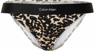 Calvin Klein Swimwear Bikinové nohavičky  béžová / svetlohnedá / čierna