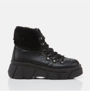 Hotiç Women's Black Flat Boots