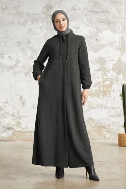 InStyle Levina Abaya so skrytými pops - antracit