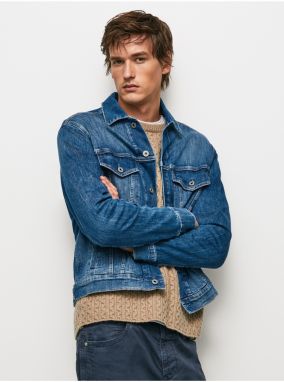 Pepe Jeans Pinner Men's Blue Denim Jacket - Men's