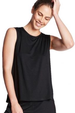 BOODY ACTIVE MUSCLE TANK TOP Dámske tielko, čierna, veľkosť