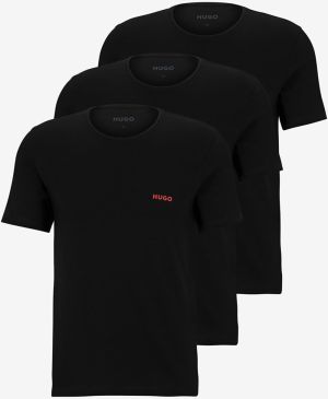 Hugo Boss Crew Neck Cotton T-Shirt 3-Pack Black