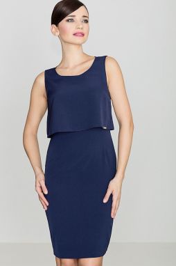 Lenitif Woman's Dress K388 Navy Blue