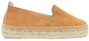 Semišové espadrilky Manebi Double Sole Espadrilles hnedá farba, na platforme, R 3.9 D0